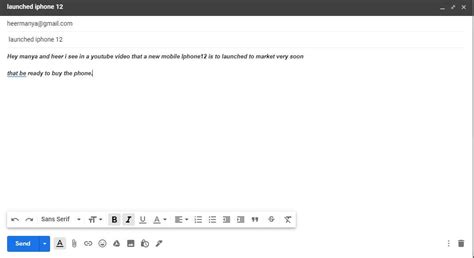 you are dhyani jani, write an email to your friend heer and manya ...