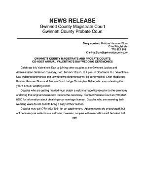 Fillable Online Gwinnett County Probate Court Fax Email Print - pdfFiller