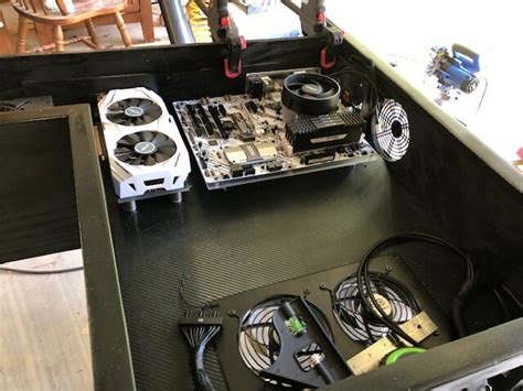 Image result for DIY Computer Desk Case Build