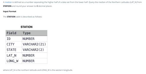[SQL ps] Median in MySQL. Hackerrank weather observation station 20