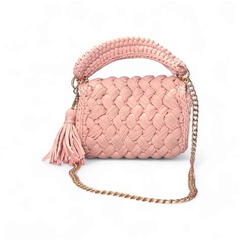 Light Pink Sling Bag RC0010 – Rho Crochet