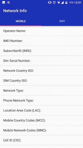 Network Info è un'app semplice per ottenere informazioni sulla rete ...