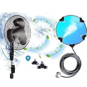 Outdoor Fan misting system for patios Water Mister Cooling Patio ...