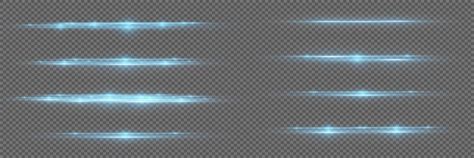 Horizontal glare of light laser light stripes and effects on a ...