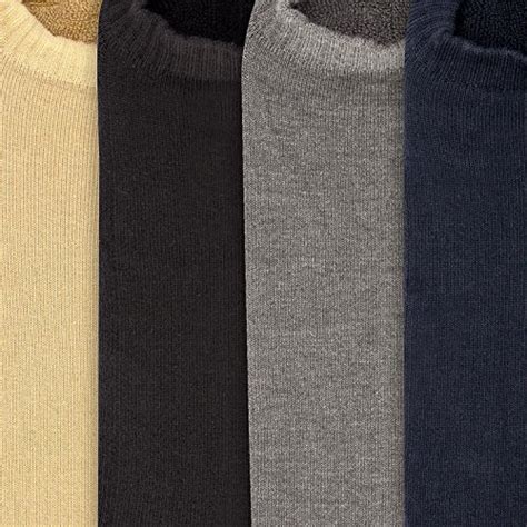 Jump USA Men's Pack of 4 Bamboo Cotton Loafer Socks | Men's Casual ...