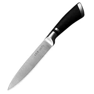 Buy VELINEX® Kitchen Knife with Steel Ring Horseshoe Handle Stainless ...