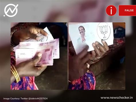 Did BJP Distribute Money In Exchange For Votes in Karnataka? - Newschecker