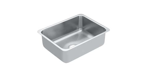 Moen G18192 18" Single Basin Undermount Stainless Steel Bar Sink with ...