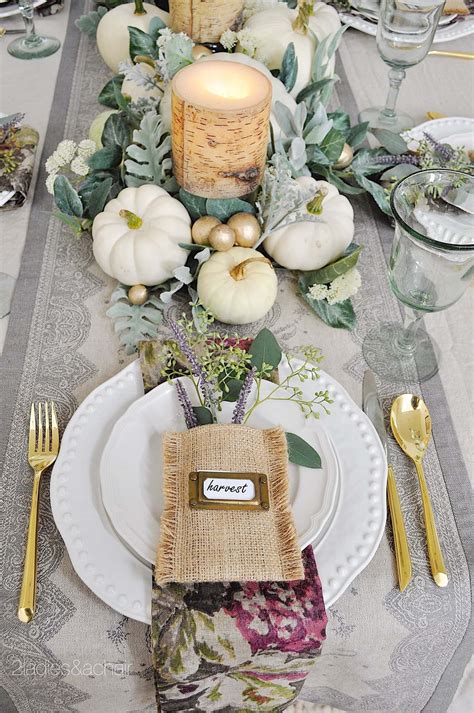 40 Amazing Place Setting Ideas To Elevate Your Thanksgiving Table ...