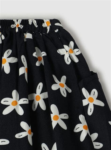 Buy Girls Floral Printed Flared Skirt Online at just Rs. 449.0 ...