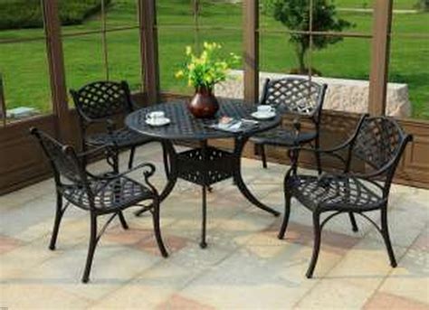 Unrivaled Beauty: Wrought Iron Patio Furniture Sets - Patio Designs