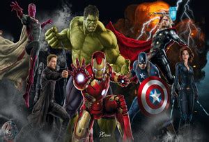 Poster Avengers Age Of Ultron The Avengers Marvel Fan Art Digital Art ...