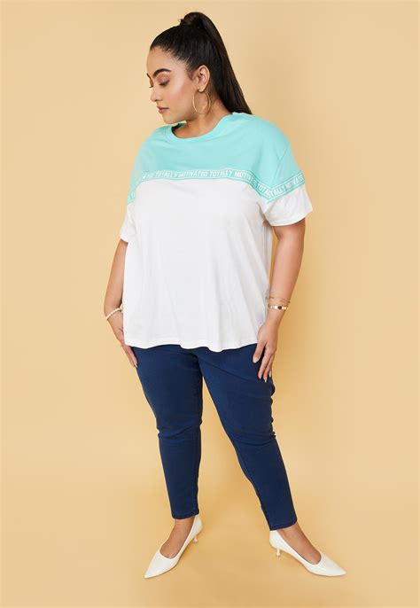 Buy Women Colorblocked Sports T-shirt Online at just Rs. 499.0 ...