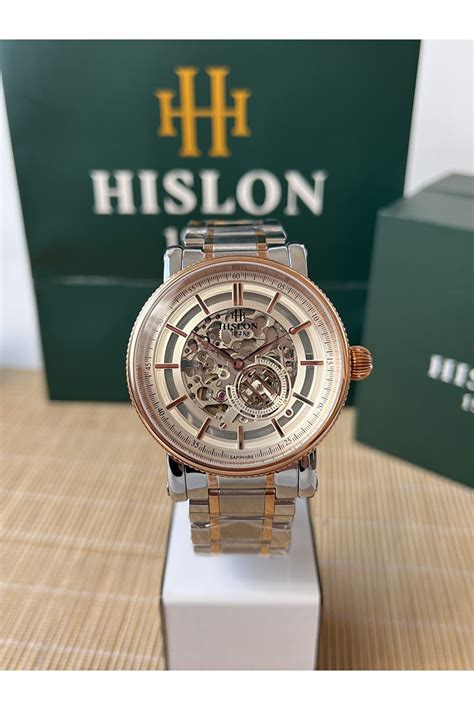 Hislon 8n40 Miyota Automatic Skeleton Men's Watch - India | Ubuy