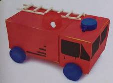 废纸盒DIY教程 手工纸盒消防车的做法-幼儿手工-魔术铺