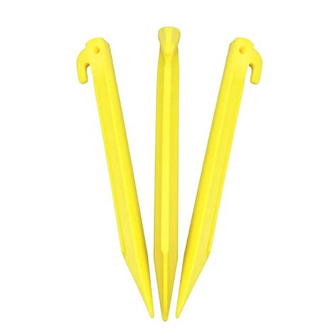 Airoads Tent Stakes Blanket Stakes 9 Inch Durable and Strong Plastic ...