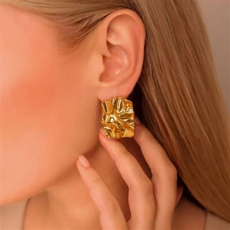 Cleopatra Earring 18k gold plated anti tarnish – Craftybella