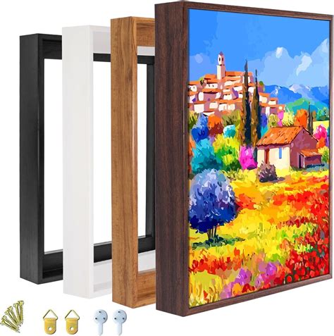 Amazon.com: Canvas Floater Frame for 1” to 1 1/4” Deep Gallery-Wrapped ...