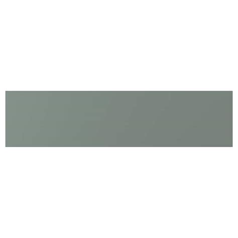 NICKEBO drawer front, matt grey-green, 80x20 cm (311/2x77/8") - IKEA