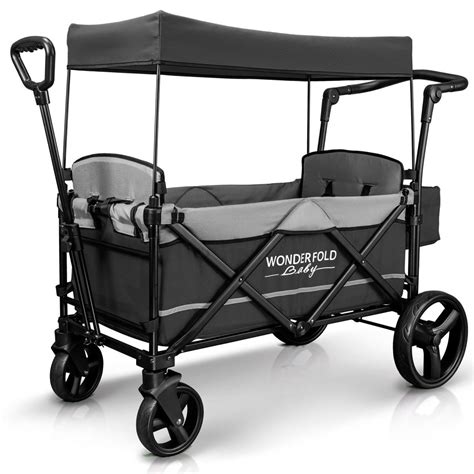 X2 Push/Pull 2-Passenger Stroller Wagon (Gray) | Stroller, Double ...