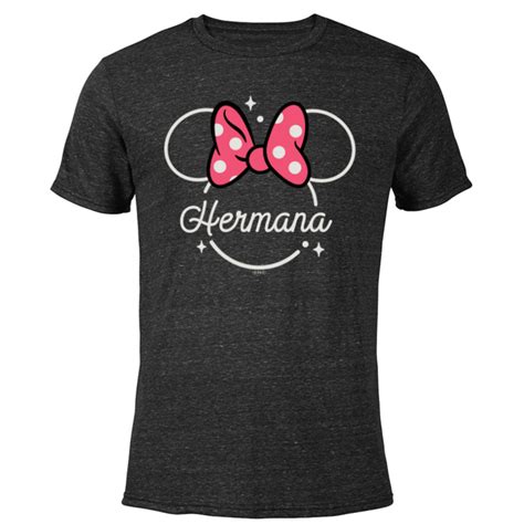 Disney Minnie Mouse Hermana Head Icon Magic Family Spanish- Short ...