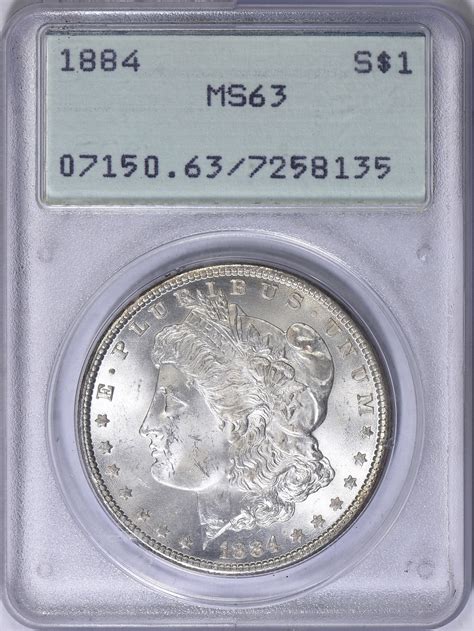 1884 Morgan Silver Dollar PCGS MS-63 OGH (1st Gen) (Item 1755383 ...