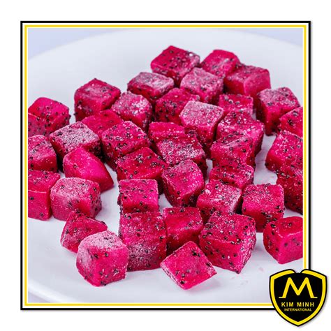 IQF Frozen Dragon Fruit - Kim Minh International 2025