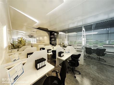 简约风办公室装修效果图-上海办公室装修可鼎设计有限公司