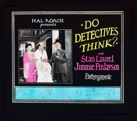 1927 - DO DETECTIVE THINK? - Fred Guiol | Book cover, Stan laurel ...