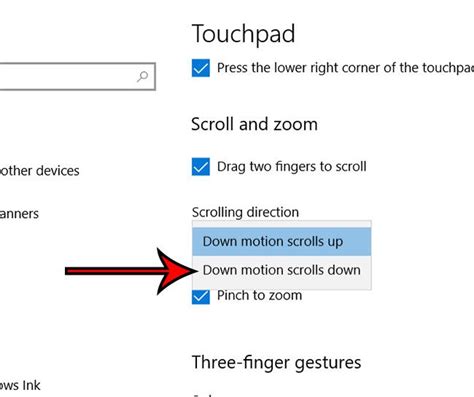 Image result for Scroll Direction On Touchpad