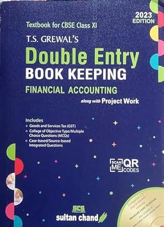 T.S. Grewal's Double Entry Book Keeping: Financial Accounting Textbook ...