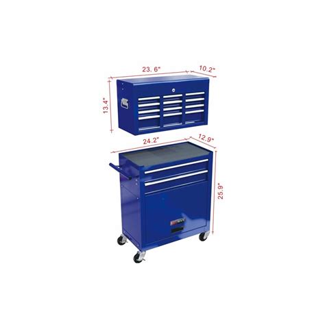 Buy 8-Drawer Tool Chest High Capacity Rolling Tool Chest with Wheels ...