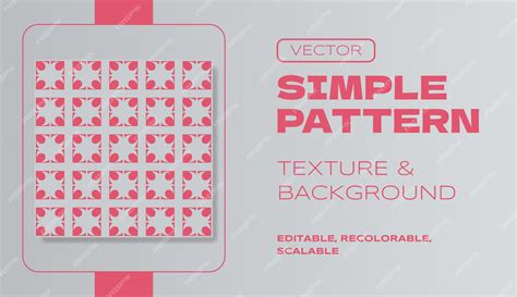 Premium Vector | Simple pattern background