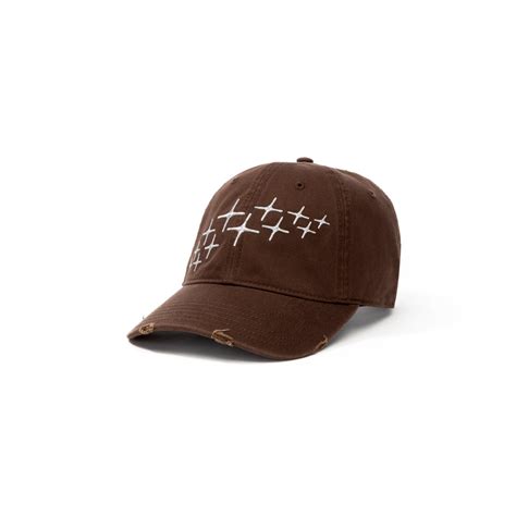 Starline Baseball Cap – Brown Cotton Embroidered Cap | Urban Monkey ...