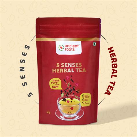 Shop Healthy 5 Senses Tea Masala - Chai Masala Powder – Ancient Roots India