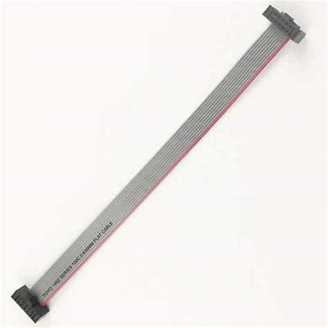 e4u 10 Pin 24" Long FRC Cable With Female To Female 1.27mm Mini Pitch ...