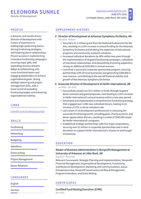 Image result for Development Officer Resume Examples