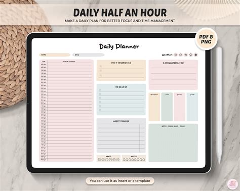 Good Notes Daily Planner Template 的图像结果
