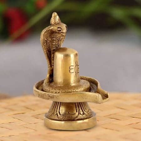 Buy Hashcart Brass Shiva Ling Lingam Shivling Statue for Hindu Puja ...
