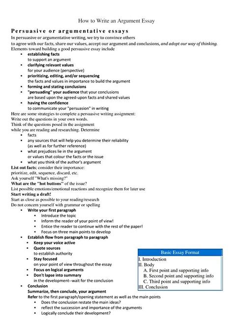 Argumentative Essay Tutorial 的图像结果