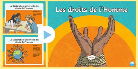 Présentation PowerPoint Déclaration universelle des droits de l'Homme