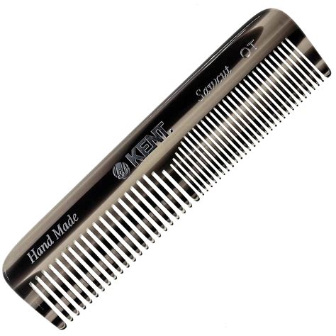 Buy Kent OT 4.5 Inch Small Graphite Double Tooth Hair Pocket Comb, Fine ...