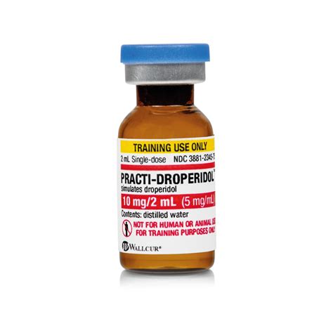 Practi-Droperidol 10mg/2mL Tint Vial (×40) - 1024871 - Wallcur - 123DP ...