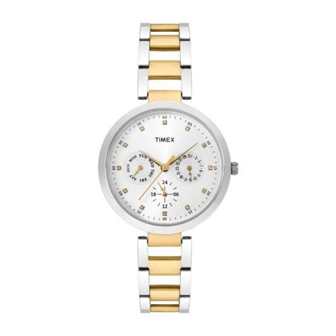 TIMEX E-CLASS ANALOG SILVER DIAL WOMEN'S WATCH TW000X207 – KRISHNA ...