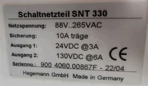 Ekra Power Supply .SNT 330 - QYSMT