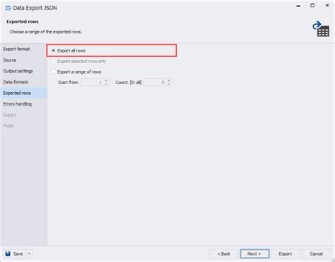 Exporting MySQL Database 的图像结果