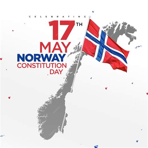 Premium Photo | Norway constitution day 17th May illustration