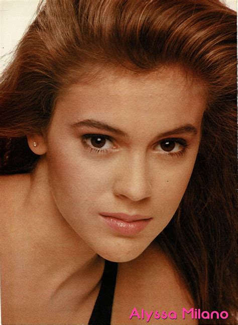 1988 Tutti Frutti Alyssa Mini Mag - Beautiful Alyssa Head Shot | Alyssa milano, Alyssa milano ...