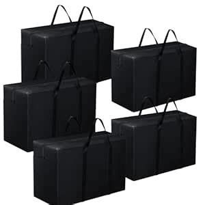 Storite 5 Pack Heavy Duty 1680 Denier Nylon 158 L Multi-Purpose ...