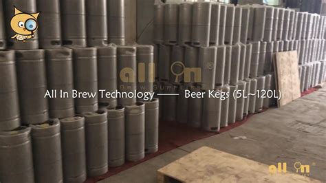 Allin 304 Stainless Steel Stackable Slim 20l Sixth Barrel Us 1/6bbl 5. ...